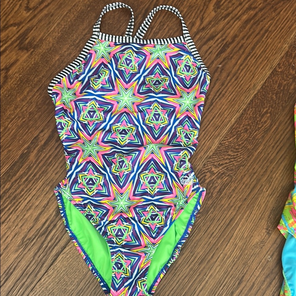 Dolfin uglies Colorful Star Pattern Kids Swimsuit
